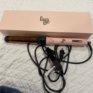 Lange Pink Curling Iron with Black Barrel